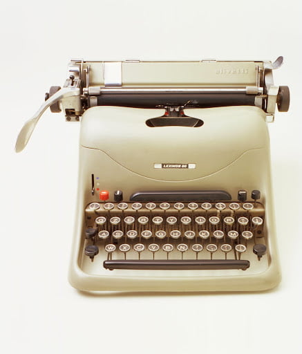 machine à écrire - Transformation numérique - Memo Bank